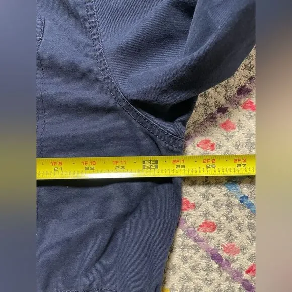 Old Navy Women’s Navy Blue Twill Utility Filed Jacket (Size: XL) - Picture 8 of 10